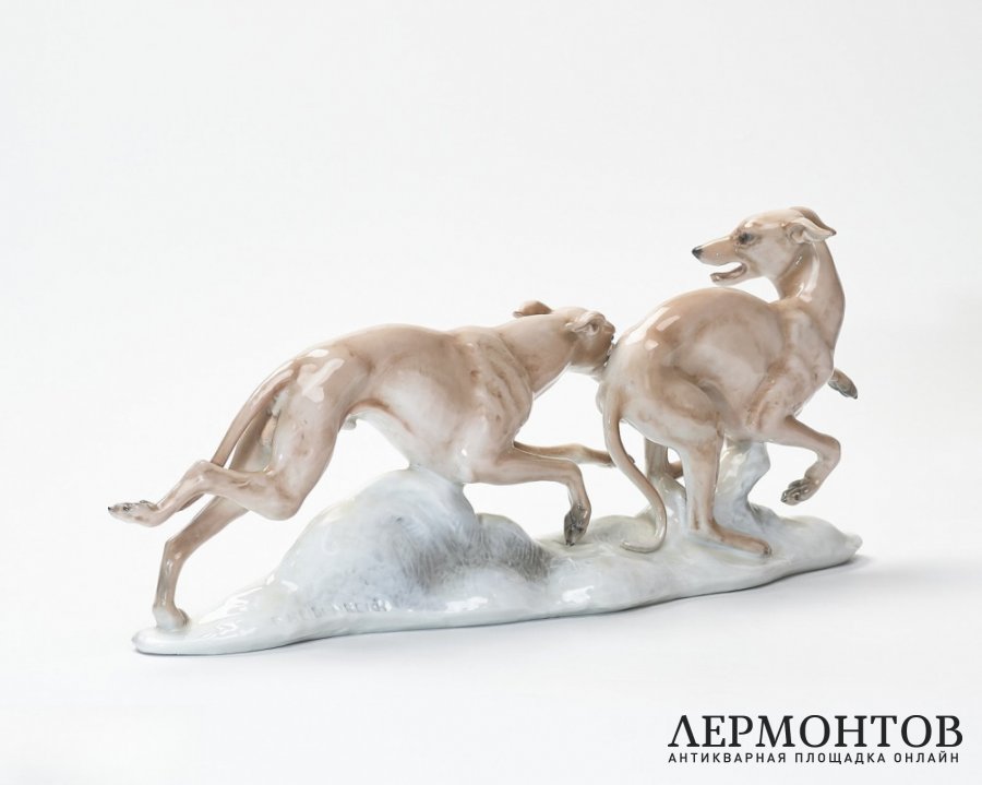Статуэтка «Борзые». Фарфор, Rosenthal, Германия