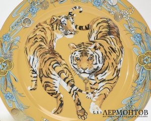 Тарелка «Тигр». Фарфор, Rosenthal, Германия
