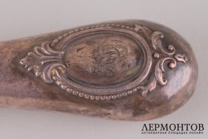 Сервировочный набор для мяса и рыбы. Серебро 950 пр. Франция, Париж, кон. 19 в.