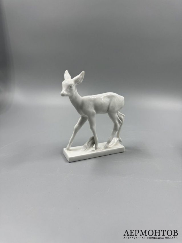 Статуэтка «Оленёнок». Фарфор, Meissen, Германия, 20 век