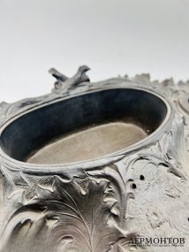 Чернильница с фигурой агнца. Чугун, E. G. Zimmermann, Германия, 1870–1890-е годы