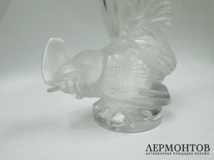 Статуэтка «Петух». Хрусталь, Lalique, Франция