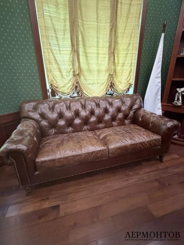 Кожаный диван «Chesterfield Rebel». Andrew Martin