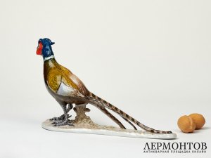 Статуэтка «Фазан». Фарфор, Rosenthal, Германия, 1980-е годы