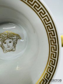 Чайная пара «Arabesque Gold». Фарфор, золото, Rosenthal и Versace, Германия