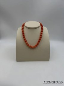 Ожерелье из коралла Momo. Коралл, золото 585 пробы