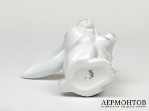 Статуэтка «Заяц». Фарфор, Rosenthal, Германия, 1960 год