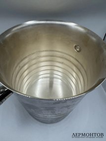 Ведро для льда «Albi». Сталь, серебрение, Christofle, Франция