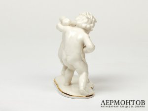 Статуэтка «Боксеры». Фарфор, Lorenz Hutschenreuther, Германия, 1938–1955 годы