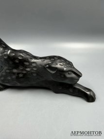 Скульптура «Пантера Zeila», чёрная. Хрусталь, Lalique, Франция