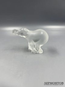 Статуэтка «Слонёнок». Хрусталь, Lalique, Франция
