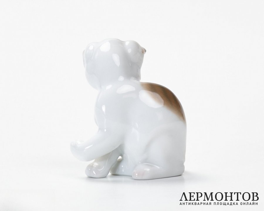 Статуэтка «Играющий котенок». Фарфор, Rosenthal, Германия