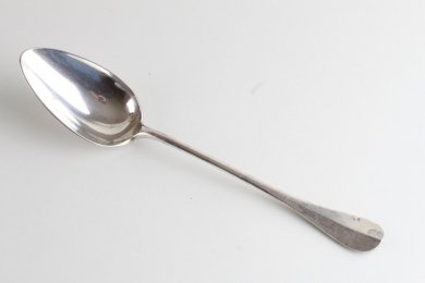 Большая сервировочная ложка для рагу. Серебро 950 пробы. Франция, XIX в.