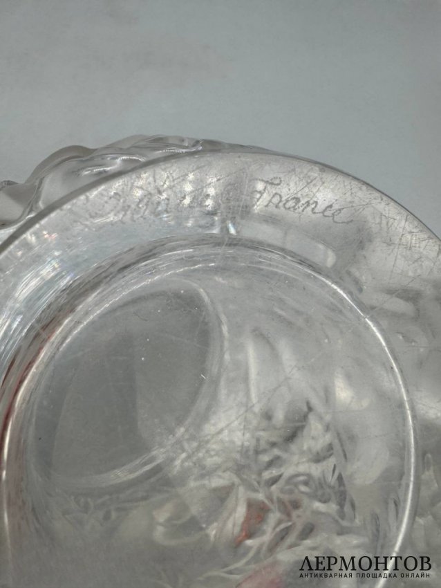 Ваза «Bagatelle» с птичками. Хрусталь, Lalique, Франция, 20 век