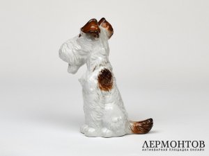 Статуэтка «Скотч терьер». Фарфор, Rosenthal, Германия, 1952 год