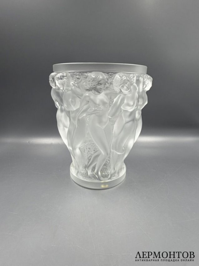 Ваза «Вакханки», выпуск 1000 экземпляров. Хрусталь, Lalique, Франция