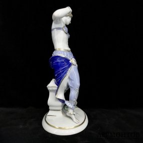 Статуэтка «Танцовщица со змеёй». Фарфор, Rosenthal, Германия, 1926 год