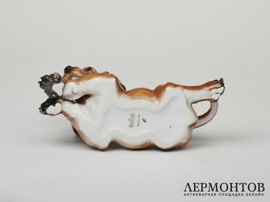 Статуэтка «Щенок таксы». Фарфор, Rosenthal, Германия, 1960 год