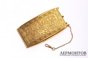 Золотой портсигар. Редкость. Золото 585 пробы.