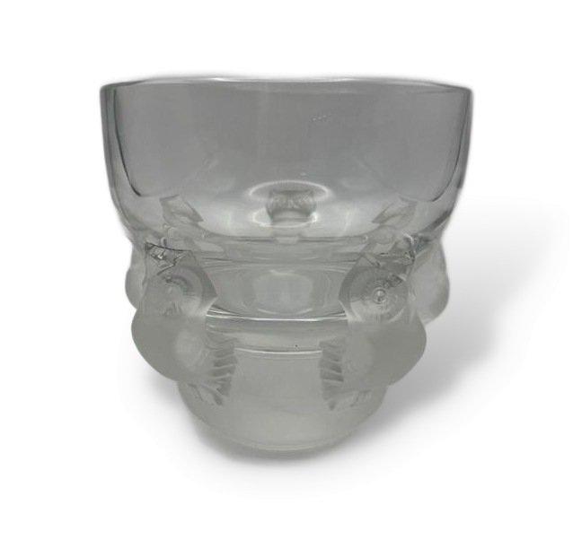 Ваза «Совы». Хрусталь, Lalique, Франция