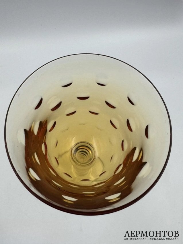 Бокал «Bubbles», медовый. Хрусталь, Saint-Louis, Франция, 1992 год