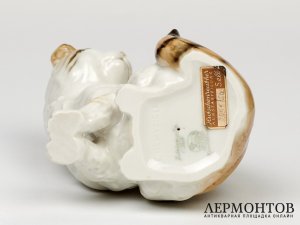 Статуэтка «Кошка». Фарфор, Lorenz Hutschenreuther, Германия, 1955–1968 годы