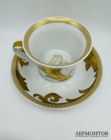 Чайная пара «Arabesque Gold». Фарфор, золото, Rosenthal и Versace, Германия