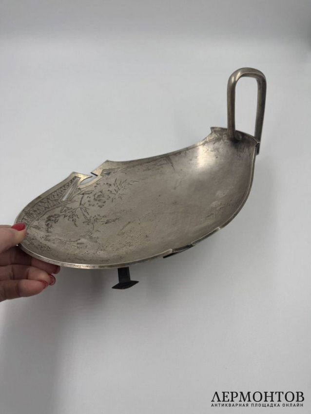 Ковш в стиле модерн. Серебро 84 пробы, Россия, 1908–1917 годы