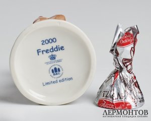 Статуэтка «Freddie» из серии Teddy Collection. Фарфор, Bing & Grøndahl, Дания