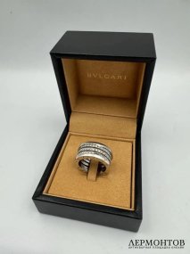 Кольцо «B.zero1» с бриллиантами. Золото 750 пробы, Bvlgari
