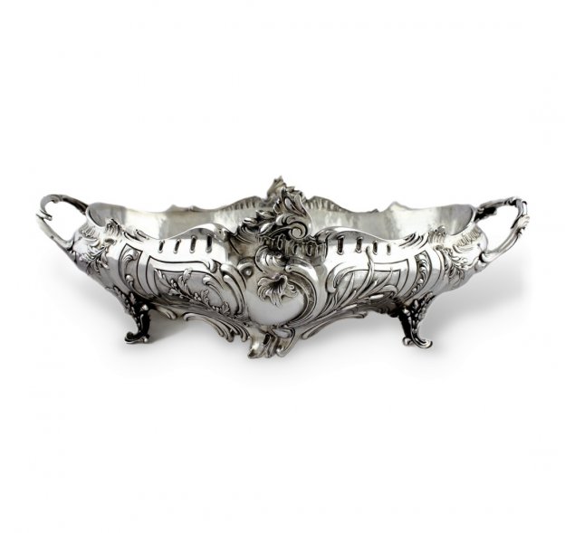 Ваза фруктовница. PAUL CANAUX et CIE. Серебро 950 пробы. Франция, XIX в.