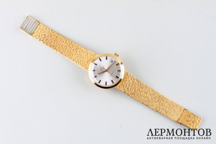 Часы наручные Omega Geneve. Золото 750 пробы. Швейцария 