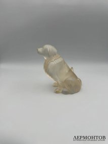 Статуэтка «Золотистый ретривер». Хрусталь, Lalique, Франция