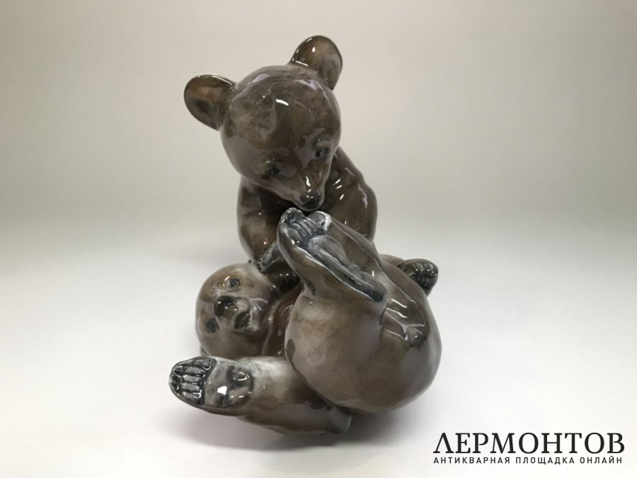 Статуэтка «Медведи». Фарфор, Rosenthal, Германия, 1960 год