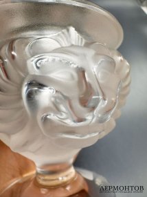 Зажигалка «Лев». Хрусталь, Lalique, Франция, 20 век