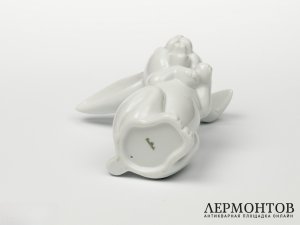 Статуэтка «Смеющийся заяц». Фарфор, Rosenthal, Германия, XX век