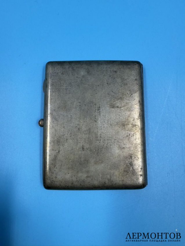 Портсигар с головой коня. Серебро 84 пробы, Россия, 1899–1908 годы