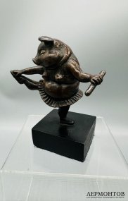 Статуэтка «Балерина», выпуск 79 из 100. Бронза, скульптор S. Bustamante, Мексика, 2000-е годы