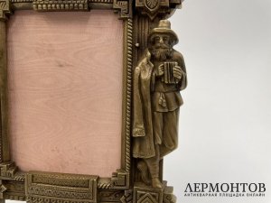 Рамка в русском стиле. Россия, 19 век. Бронза.