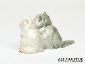 Статуэтка «Персидские котята». Фарфор, Hutschenreuther, Германия, 1970 год