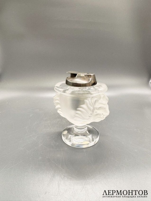 Зажигалка «Лев». Хрусталь, Lalique, Франция, 20 век
