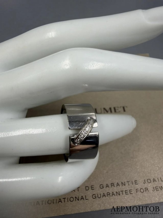 Кольцо «Liens» с бриллиантами. Белое золото 750 пробы, Chaumet, Франция, 2008 год