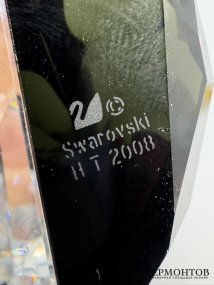 Статуэтка «Панда с сахарным тростником». Хрусталь, Swarovski, 2008 год