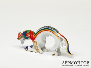 Статуэтка «Носорог». Фарфор, Rosenthal, Германия