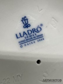 Парная статуэтка «Лебеди». Фарфор, роспись, Lladró, Испания, 2000-е годы