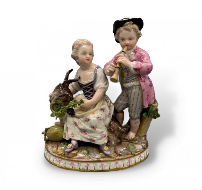 Статуэтка «Аллегория осени». Фарфор, роспись, Meissen, Германия, 2-я половина 19 века