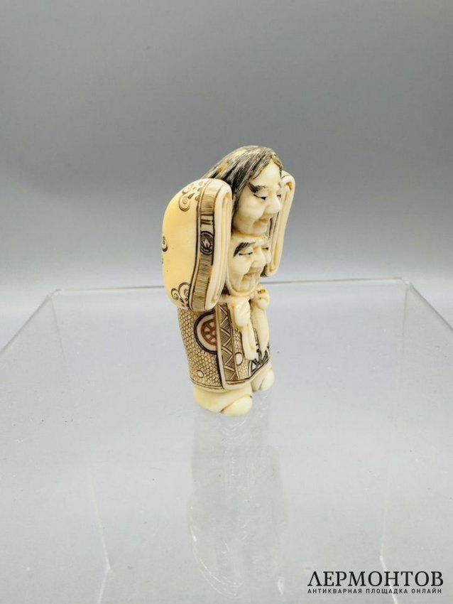 Нэцкэ. Кость, резьба, Япония, 19 век