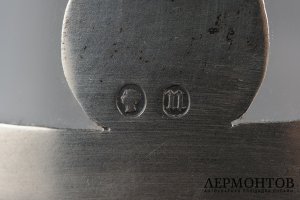 Набор для спиртных напитков. Англия, г. Бирмингем, 1887 г. Серебро 950 пробы, стекло.