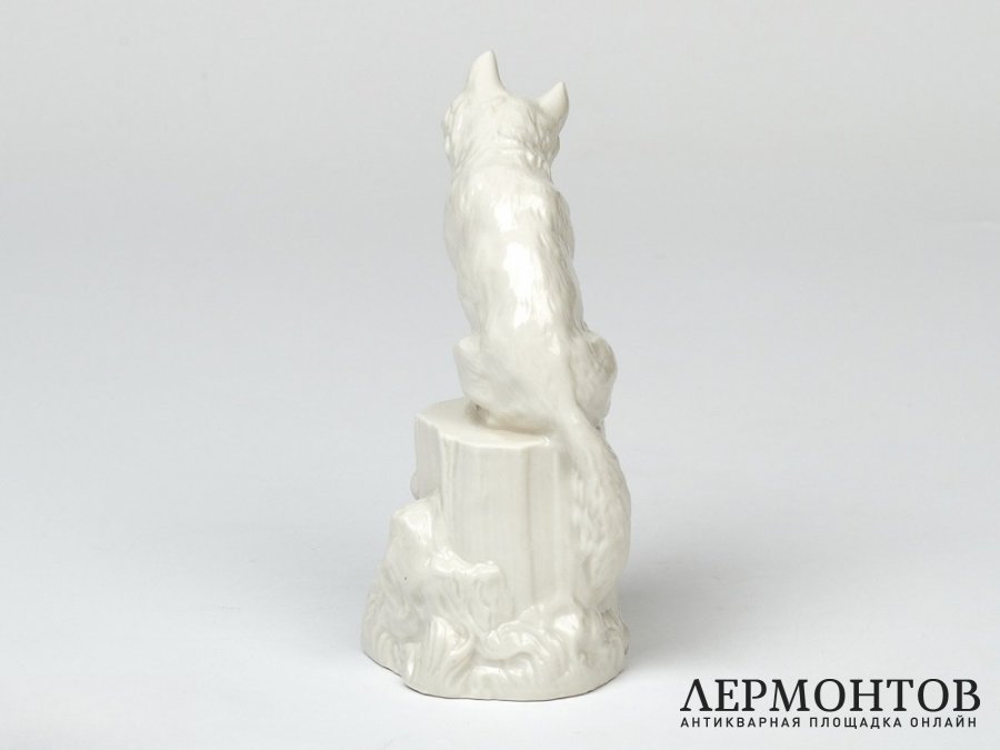 Статуэтка «Лиса». Фарфор, Nymphenburg, Германия, 1976–1996 годы