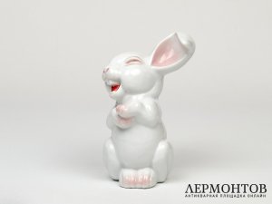 Статуэтка «Заяц». Фарфор, Rosenthal, Германия, 1960 год